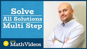 Master Solving for all of the solutions for trigonometric equations using inverse operations