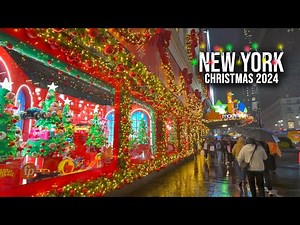 NYC Christmas Walk 2024 ✨ Macy's Holiday Windows 2024