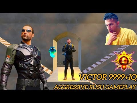 Victor's INSANE 9999+ IQ Aggressive Rush Gameplay in bgmi 🔥