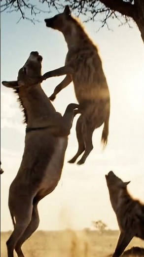 Donkey Fight With Hyena – Wild Animal Attack Caught on Camera | Donkey vs Hyena