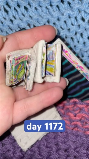 day 1172: (PART 6) LAST STEP 🪄 📚 #makeyourown #tinysketchbook #howto