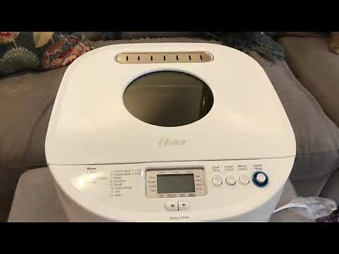 Oster 2lb expressbake breadmaker (CKSTBRTW20) - First bake!