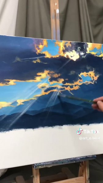 Sunshine Through Dark Clouds: A Beautiful Drawing Guide