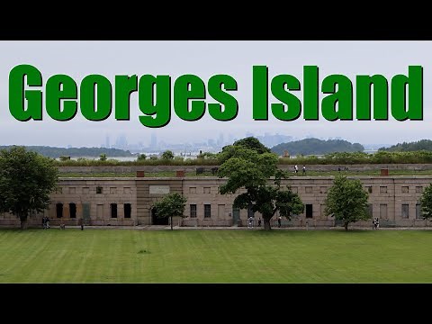 Misty Walk on Historic Georges Island in Boston Harbor!