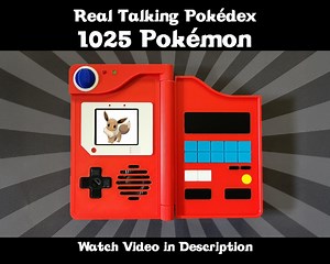 Pokédex - Fully Functional Electronic Talking - Scan for Pokémon - Etsy UK