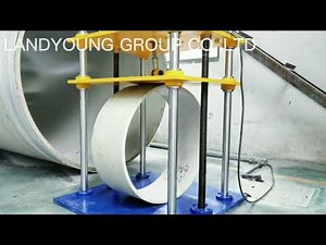 Deflection test of LANDYOUNG GRP pipe #GRPPipe