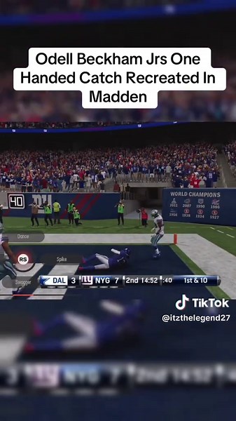 Recreating Odell Beckham Jr.'s Iconic One-Handed Catch in Madden