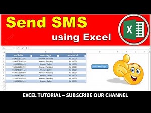 Excel से SMS भेजना सीखें | How to Send SMS from MS Excel | Execl to SMS | ITHW