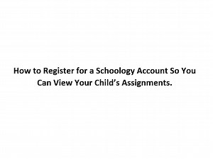 How to sign up on Schoology