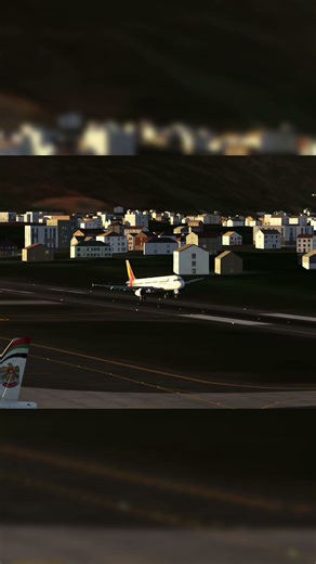 How to approach and land at paro in Aerofly FS #aeroflyfsglobal #shorts