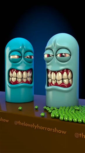 AiDreamMaker07🇮🇳 on Instagram: "When your worst fear turns into a creepy cartoon nightmare 🤢😱 Can you watch till the end? #CreepyReels #OddlySatisfying #WeirdAnimation #FearFacts #ViralReels"