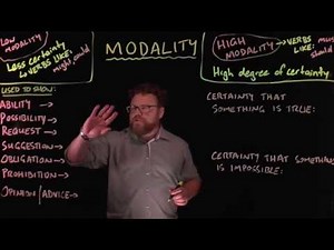 Modality and modal verbs - Part Three | Grammar and Thongs