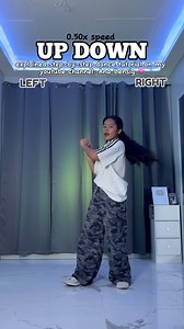 Up Down Tiktok Dance Tutorial Slow and Mirrored (dc Akanen) #dancetutorial | Ana Bensig