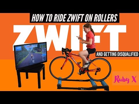 How to ride Zwift on rollers......and getting disqualified....