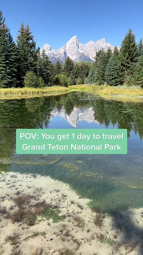 One day in Grand Teton National Park Itinerary 👇👇👇 No matter what your mobility ability is, you can experience some of the best Grand Teton National Park has to offer! If you only have 1 day to experience the park, these are can’t miss locations! 📝Be sure to share and save for your future trip! 🌅Morning: 📍Mormon Row 📍Schwabacher Landing - some of the coolest reflections in the park! 📍Oxbow Bend - another fantastic reflection opportunity ⛰Lunch: Colter Bay - enjoy the magical views of Col