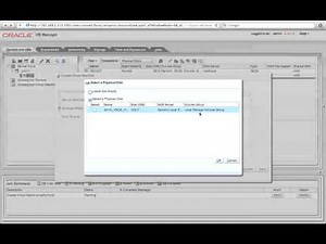 Create a virtual machine using local storage in Oracle VM 3.1.1.
