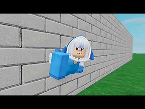 R63 SHARK GIRL STUCK IN WALL! ROBLOX ANIMATION