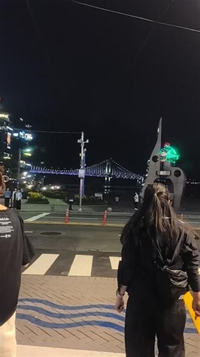 韩国釜山广安理桥夜景