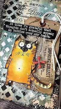 How to use distress crayons #artjournal #asmr