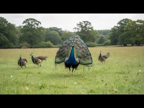 Listen to the melodious singing of the peacocks - Peacocks video