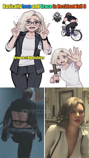 Basically Leon and Grace in Resident Evil 9 #residentevil #residentevilrequiem