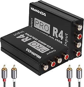 Amazon.com: 15A Noise ABS Noise Isolator Stereo Stereo Anti Interference Audio Amplifier Filter Ground Loop : Electronics