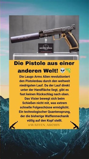 Laugo Arms Alien: Die futuristischste Pistole der Welt 🔫👽
