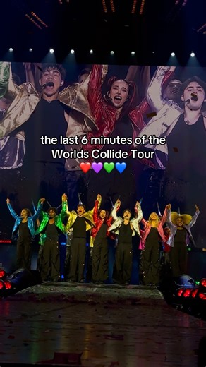 Descendants on Instagram: "worlds collided, forever 🥹❤️💜💚💙 #DZWorldsCollideTour"