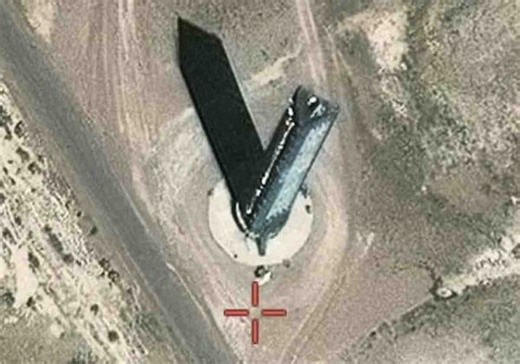 What is this mysterious huge tower at Area 51 spotted on Google Earth?