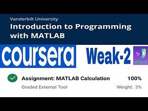 Coursera Assignment 1. matlab as a calculator. Full solution || Matlab course weak 2 assignment 1.