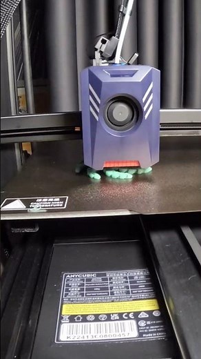 Octopus 3D Print - Anycubic Kobra 2 plus - filament PolyLite Luminous PLA Rainbow #3dprinting #3D