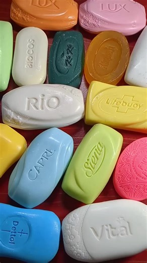 Relaxing ASMR Soap Unboxing with Colorful Designs