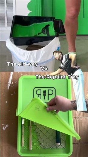 POV: You just discovered the reusable paint tray everyone is talking about. 👀