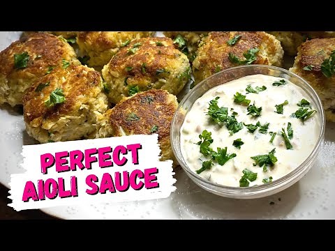 Aioli Sauce for Crab Cake | Sauce for Seafood | How to Make Aioli Sauce | Dipping Sauce Recipe