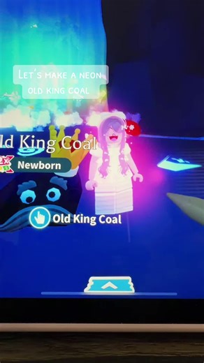 New neon old king coal!!! Merry Christmas guys!🎄🤍 #fyppppppppppppppppppppppp #coal #christmas #adoptmeroblox #blowthisuptiktok