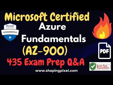 Microsoft Azure Fundamentals (AZ-900) Certification Exam Prep Question and Answers Pass AZ-900 Exam