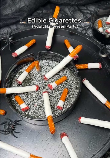 Create Edible Cigarettes for Halloween Parties