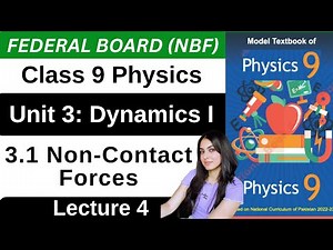Chapter 3 Dynamics | Non-Contact Forces | Class 9 Physics Federal Board New Book NBF 2026 FBISE