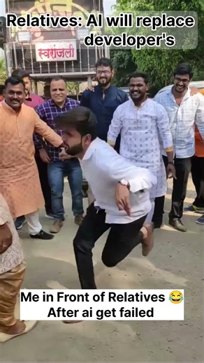 Software Developer, when AI get failed 😂 #ai #coding #developer #java #python #genai #shorts #memes