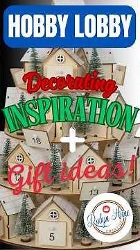 🎄Decoration Inspiration for Hobby Lobby's Advent Tree Calendar | With BONUS gift suggestions! 🎁