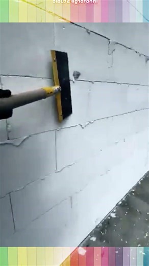 Brilliant Wall Surface Cleaning Innovation for Faster Construction. #Innovation [00:01]