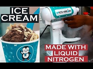 How To Make Ice Cream With LIQUID NITROGEN | Liquid Nitrogen Ice Cream
