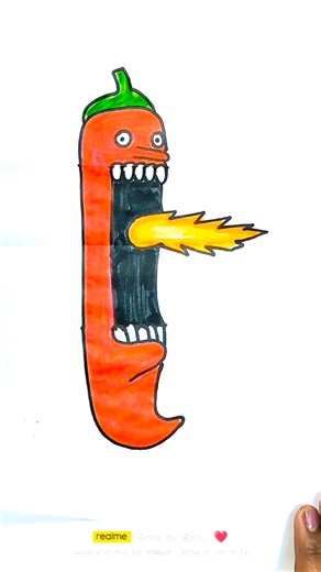 DIY funny folding surprise - Drawing and colouring #shorts #creative #drawing #diy