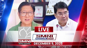 3.8K views · 65 reactions | LIVE: SMNI Nightline News with Admar Vilando & Almar Forsuelo | December 9, 2025 | SMNI Integrated News | Facebook