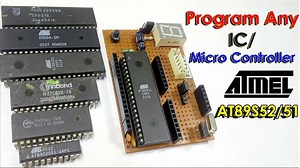 Program Any IC, Micro-Controller | At89s52, At89s51, At89c51, At89c52 | Universal ISP Programmer