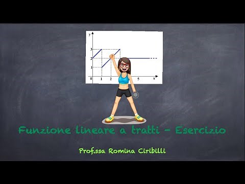 Funzione lineare a tratti Esercizio svolto