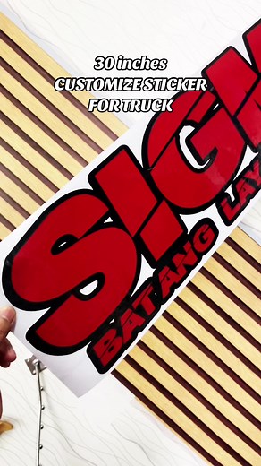 Customize Sticker for windshield #fypシ #namesticker