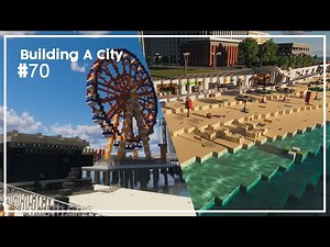 Building A City #70 // Beach & Pier // Minecraft Timelapse