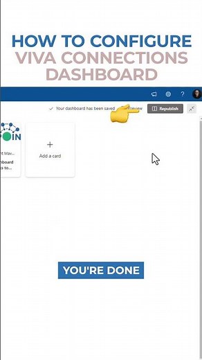 How to configure Viva Connections Dashboard