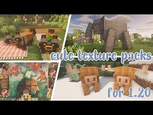 7 *NEW* aesthetic & cute minecraft texture packs/resource packs for 1.20